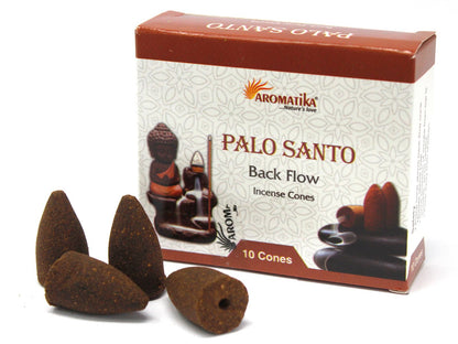 Aromatika Backflow Incense Cones - Palo Santo