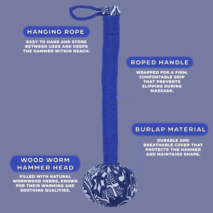 Wormwood Massager - Blue