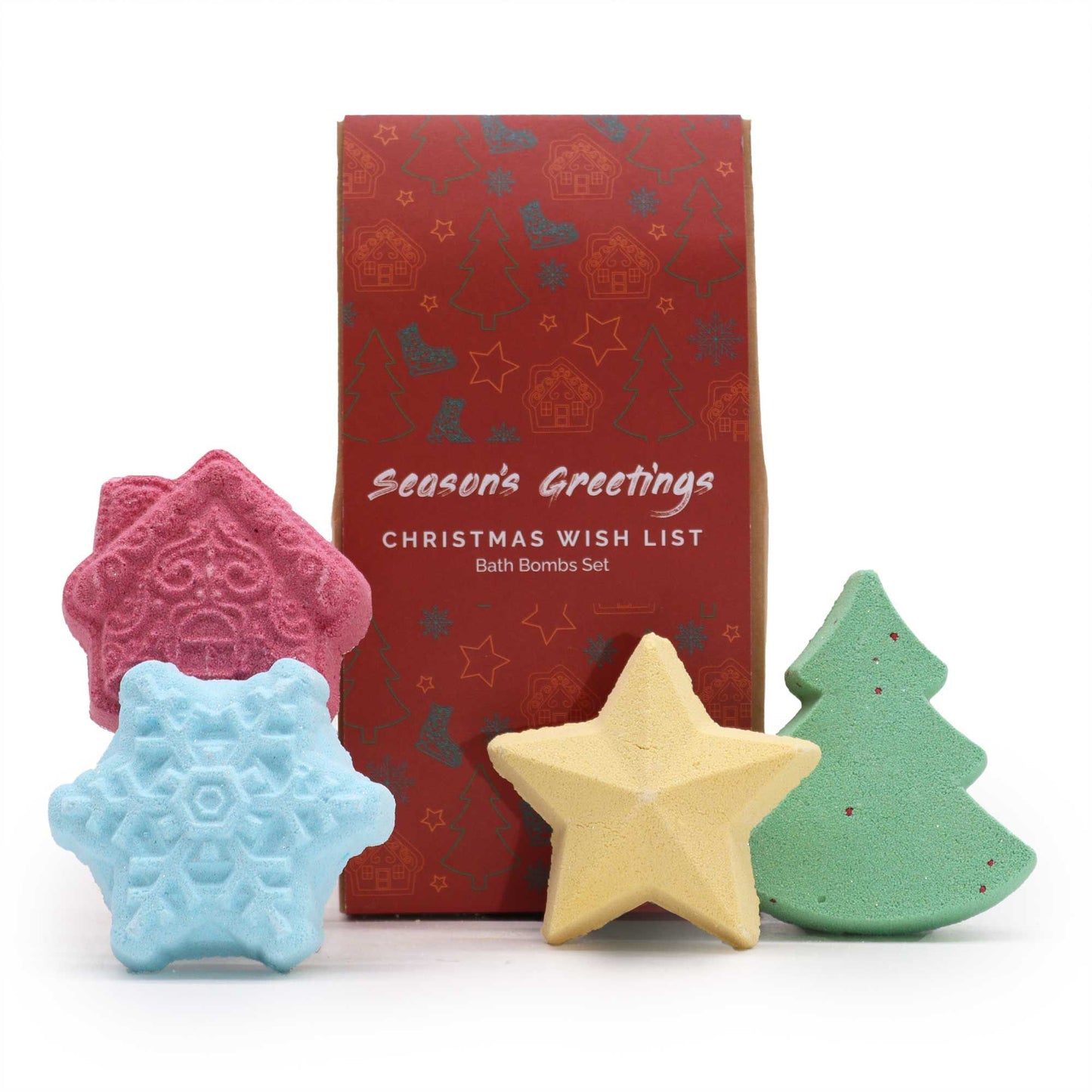 Christmas bath bomb gift set