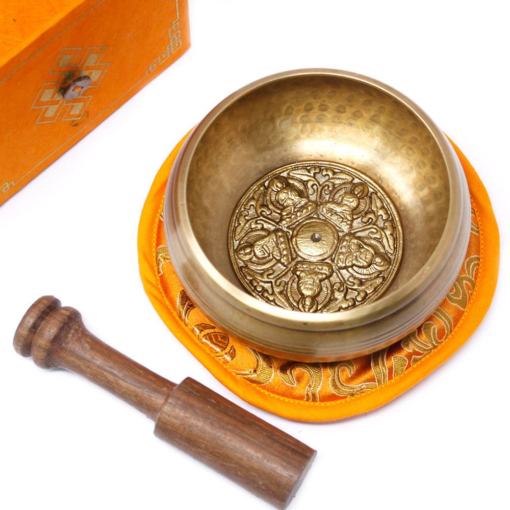 Tibetan singing bowl set - Five Buddha 10cm (min 400gm)