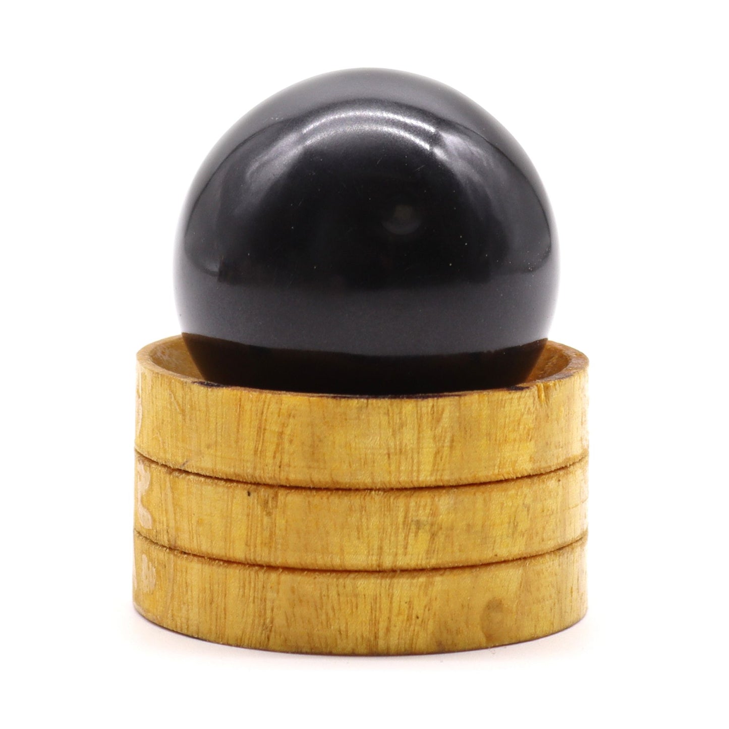 Esfera de cristal de turmalina de 40 mm con soporte