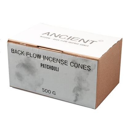 Caja Conos de Incienso Flujo Posterior 500g - Patchouli (approx 225 pcs)