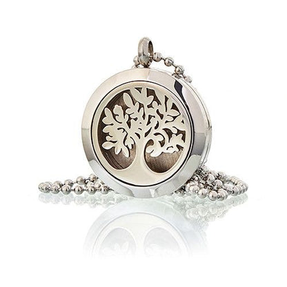 Aromatherapy diffuser necklace 25mm - Tree of life