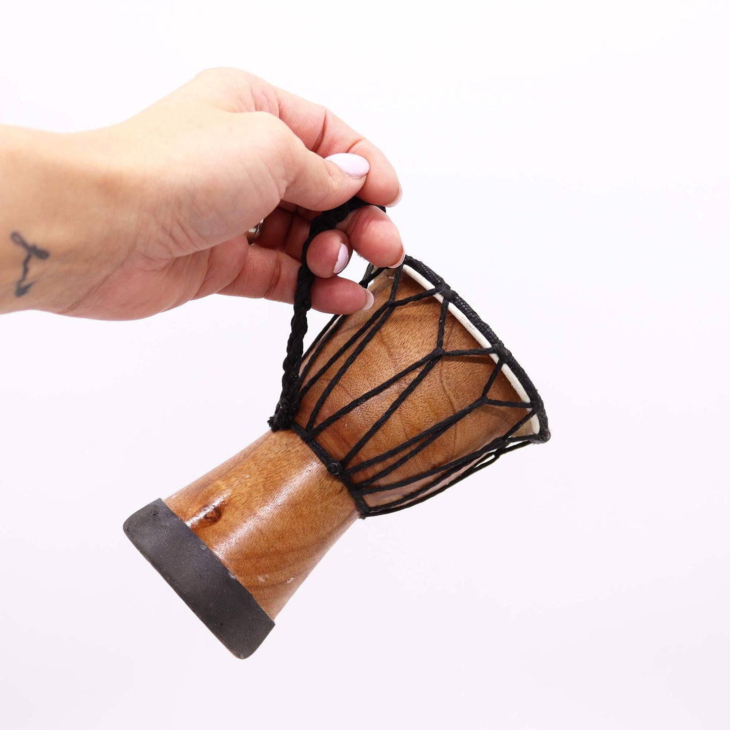 Handmade Djembe Drum with Wide Top - 15cm