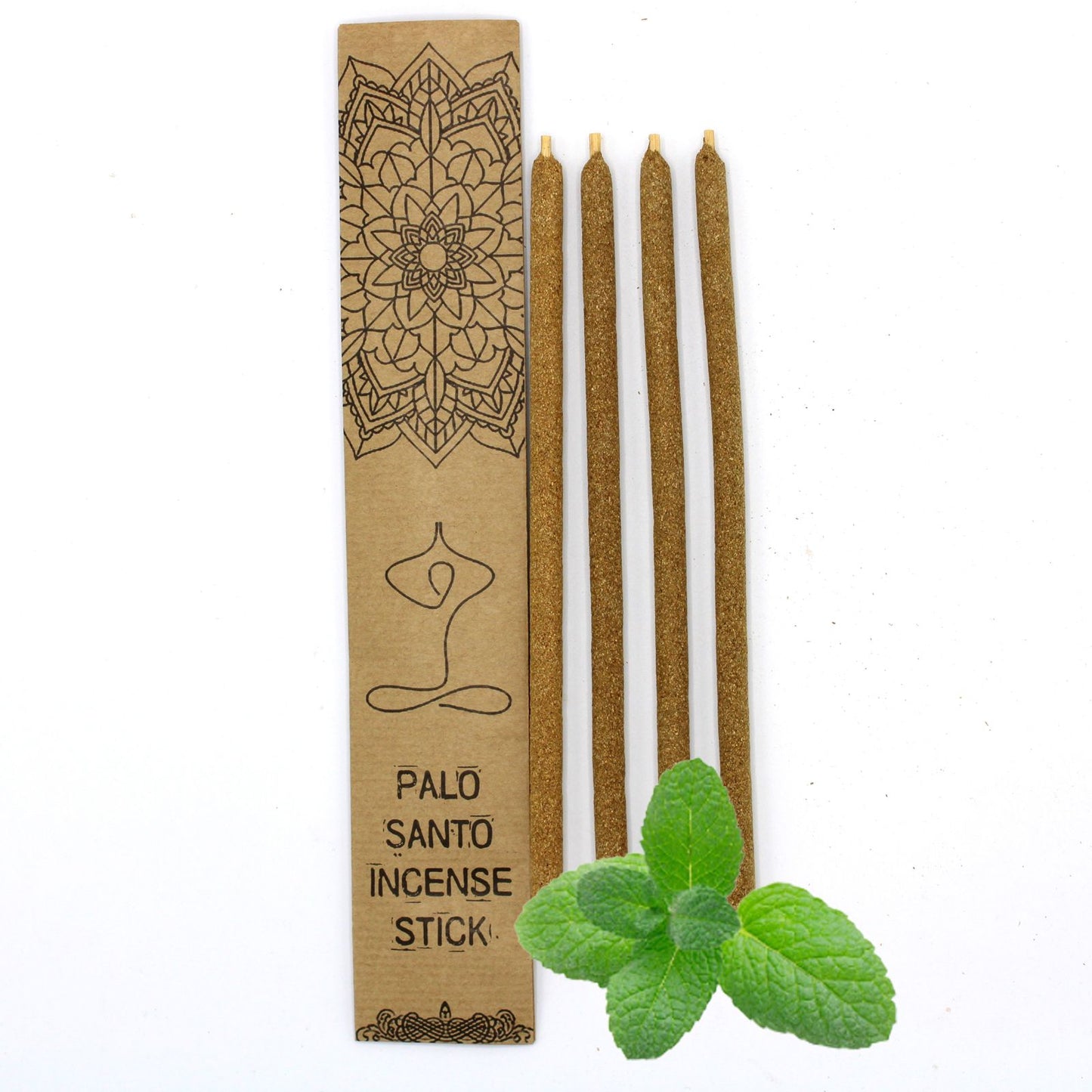 Grands bâtons d'encens Palo Santo - Menthe poivrée