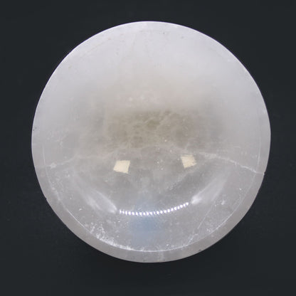 Round selenite bowl - 8cm