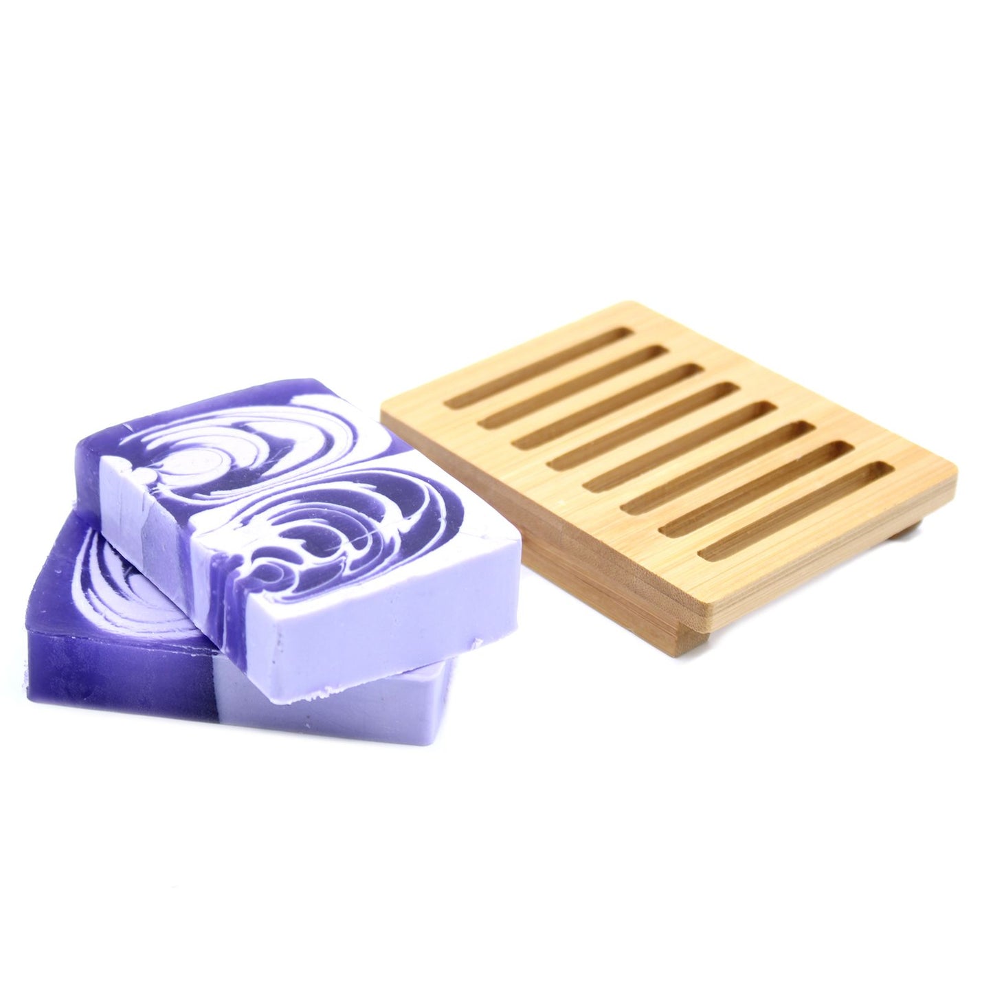 Savon artisanal en barre de 1,2 kg - Lilas