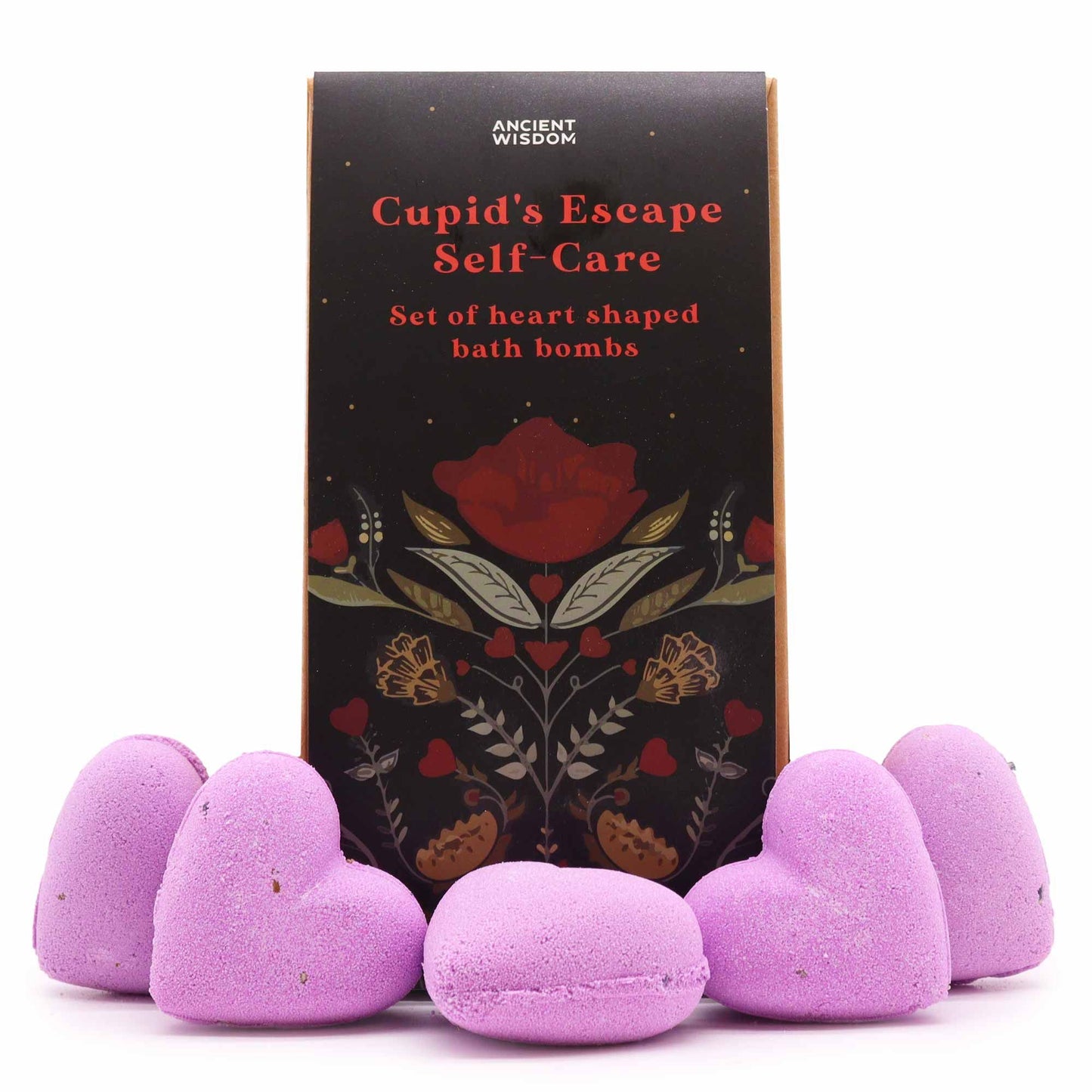 Heart Bath Bomb Set - Cupid's Getaway Self-Care