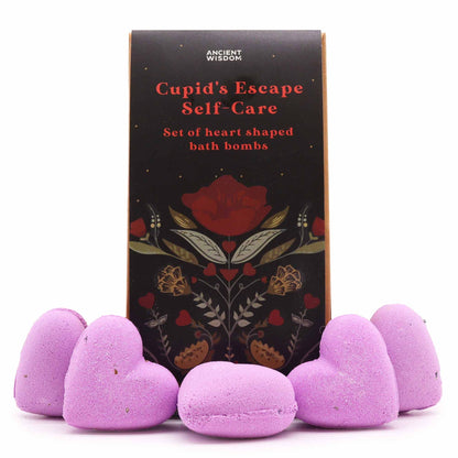 Heart Bath Bomb Set - Cupid's Getaway Self-Care