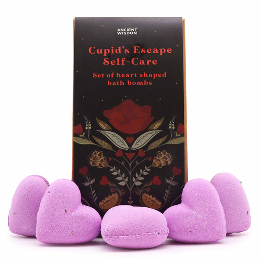 Heart Bath Bomb Set - Cupid's Getaway Self-Care