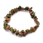 Gemstone Fragment Bracelet - Green Jasper