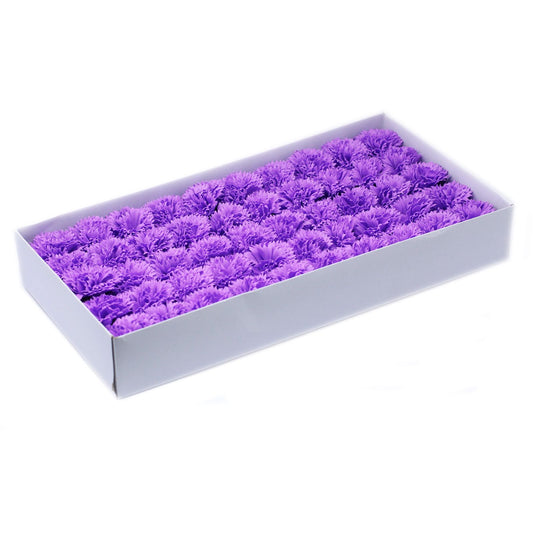 Soap Flower Crafts - Carnations - Violet