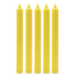 Velas a Granel de Color Sólido - Limón Rústico - Paquete de 10