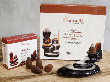 Aromatika Backflow Incense Cones - Palo Santo