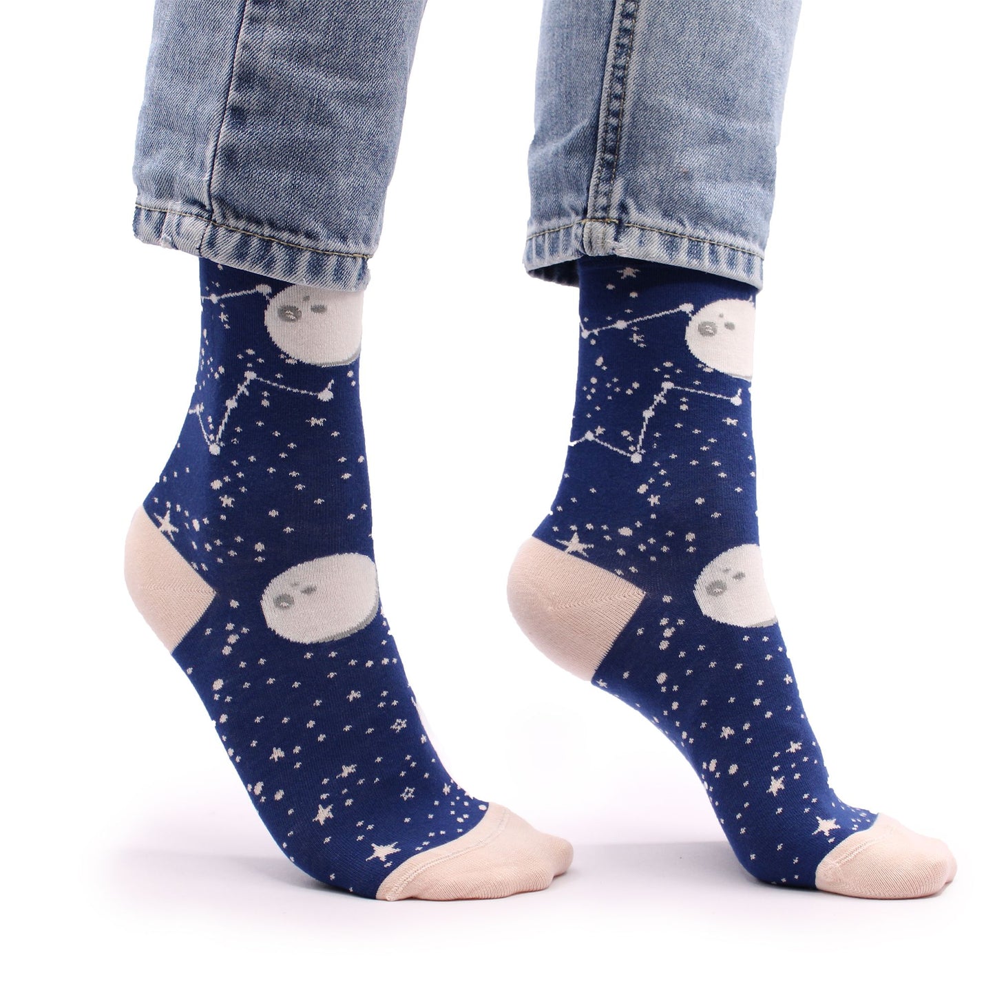 Hop Hare Bamboo Socks (S/M) - Moonwalk