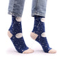 Hop Hare Bamboo Socks (S/M) - Moonwalk