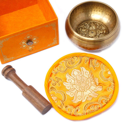 Tibetan singing bowl set - Five Buddha 10cm (min 400gm)