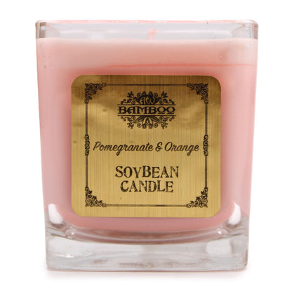 Soy Wax Candle - Pomegranate and Orange
