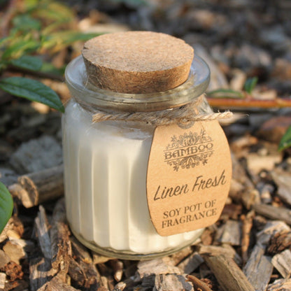 Soy Wax Jar Candle - Fresh Linen