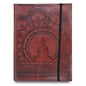 Medium notebook with elastic closure - Tibetan Mandala
