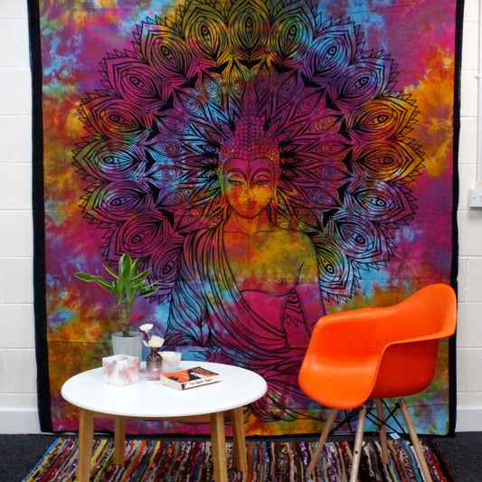 Double Cotton Quilt - Peaceful Buddha