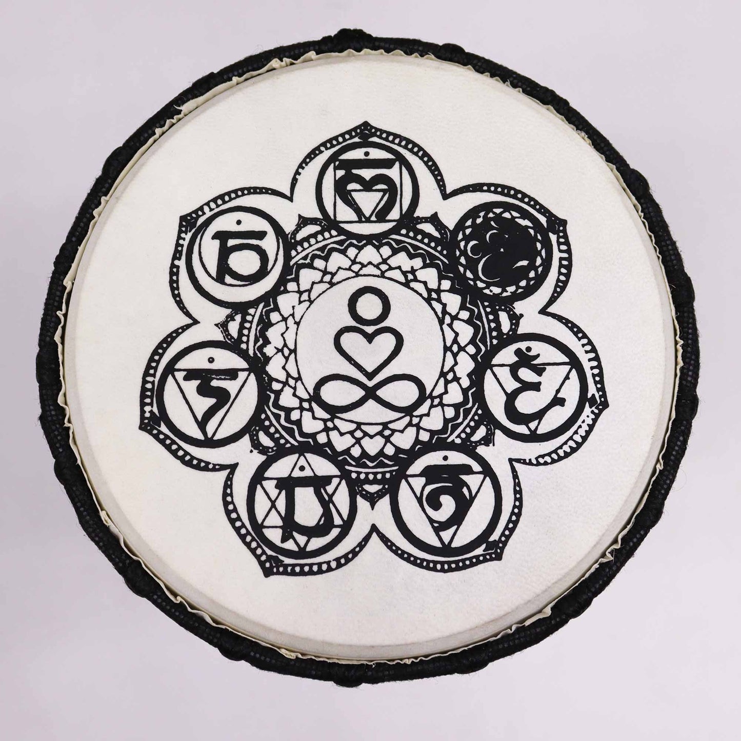 Handmade Djembe Drum with Wide Top - 30cm