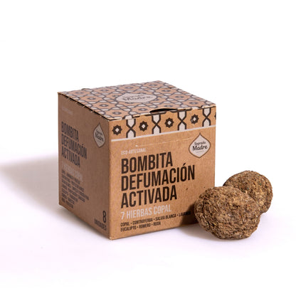 Box of 8 Incense Bombs 7 Herbs + Copal