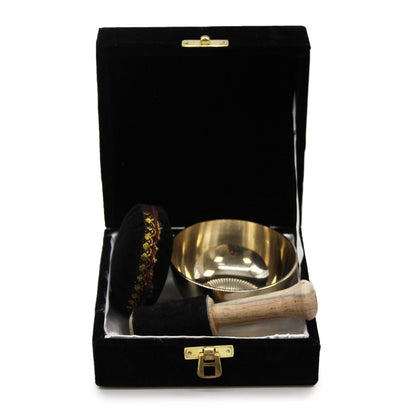 Brass Bowl Gift Set - 9cm