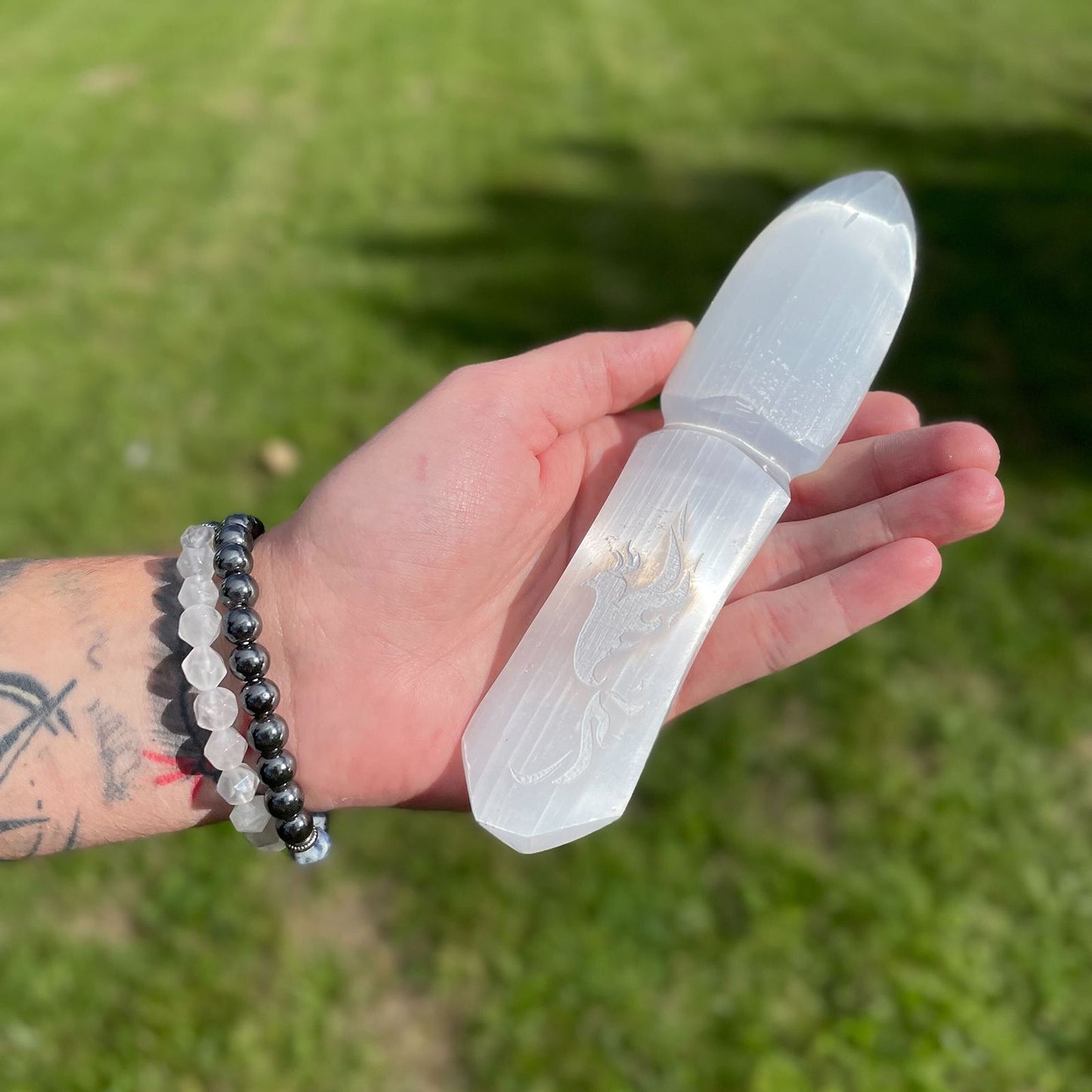 Selenite Ritual Knife - Leaving the Past Behind