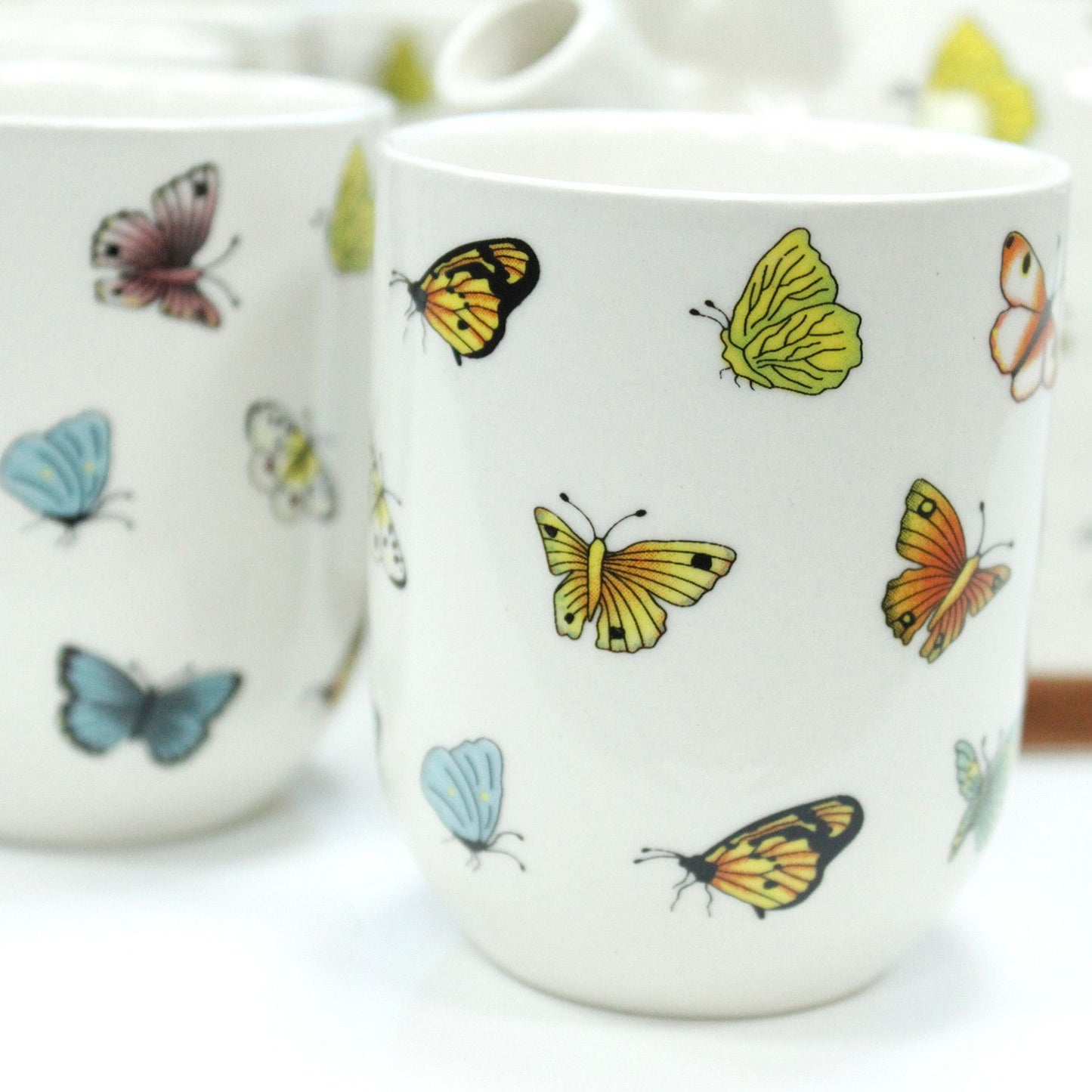 Teapot set - Butterflies