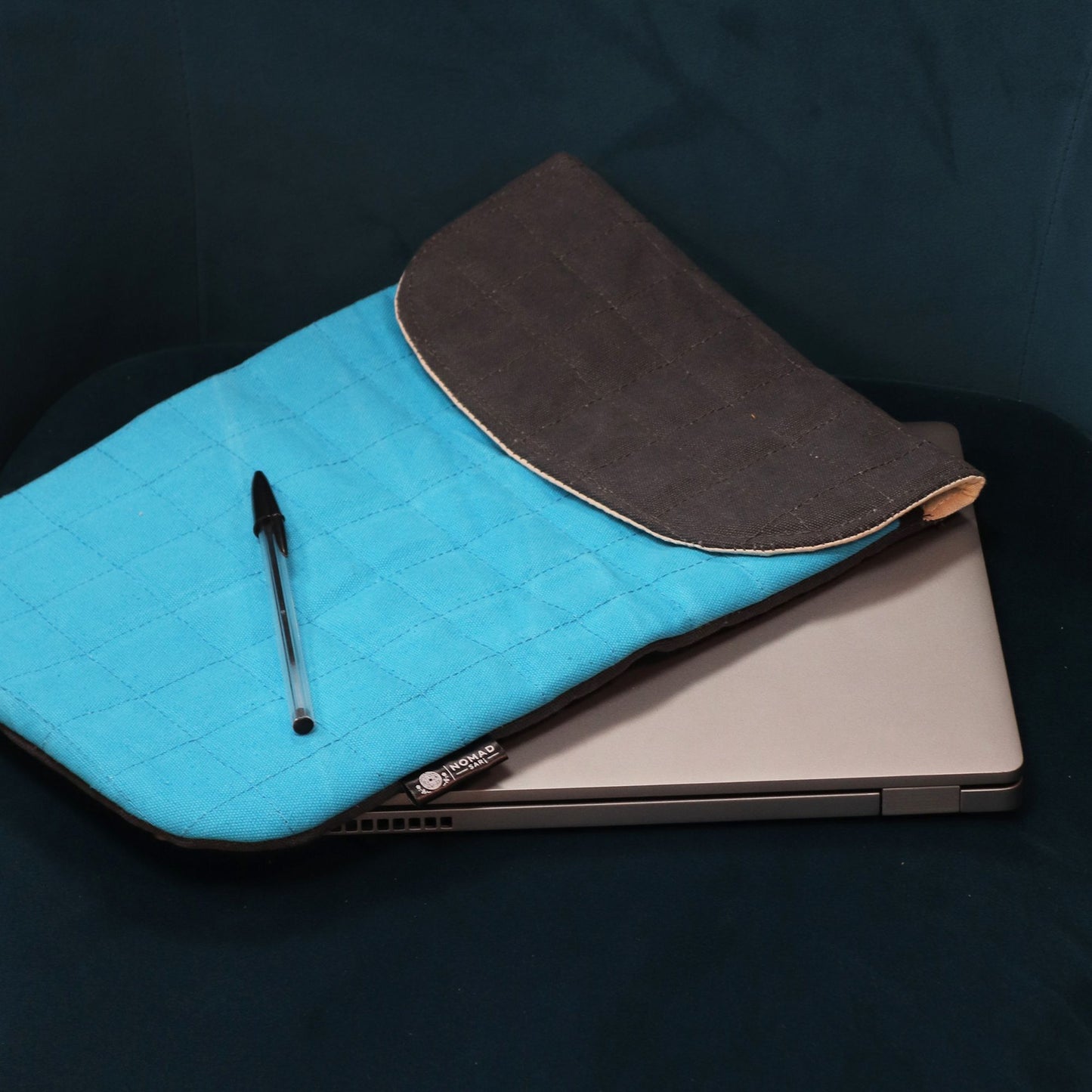 Padded 13-inch Laptop Sleeve - Crazy Yellow - 14 oz Stonewash