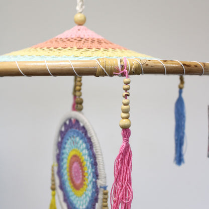 Atrapasueños Extra Grande Drama - Pastel Rainbow