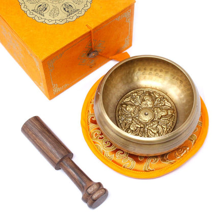 Tibetan singing bowl set - Five Buddha 10cm (min 400gm)