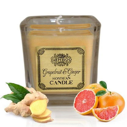 Soy Wax Candle - Grapefruit and Ginger
