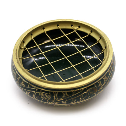 Chakra Charcoal Incense Bowl - Heart