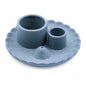 Ceramic holder for Palo Santo and Incense - Lotus Flower - Blue