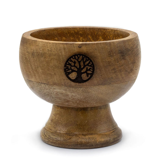 Large Ritual Bowl Incense Holder 11x6cm - Tree of Life