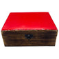 Caja Grande de Cerámica Esmaltada - 20x15x7.5cm - Roja