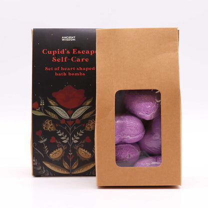 Heart Bath Bomb Set - Cupid's Getaway Self-Care