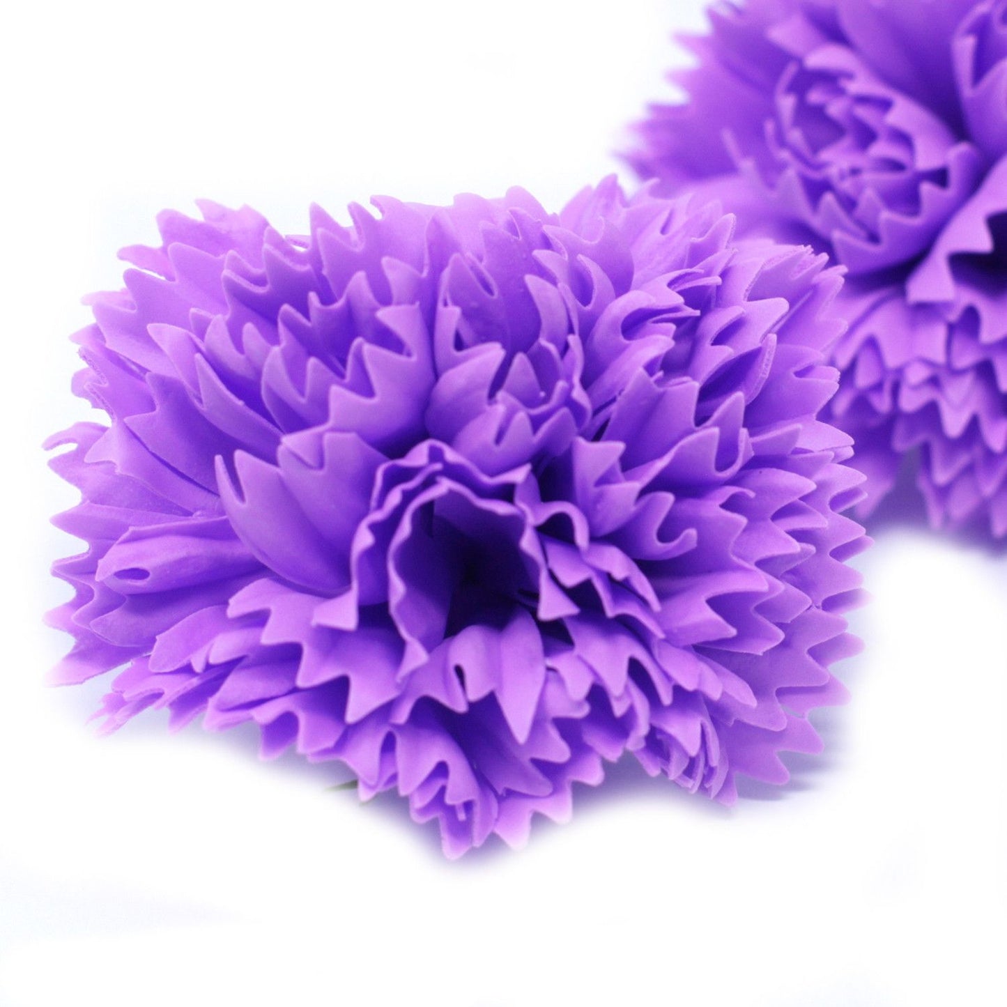 Soap Flower Crafts - Carnations - Violet