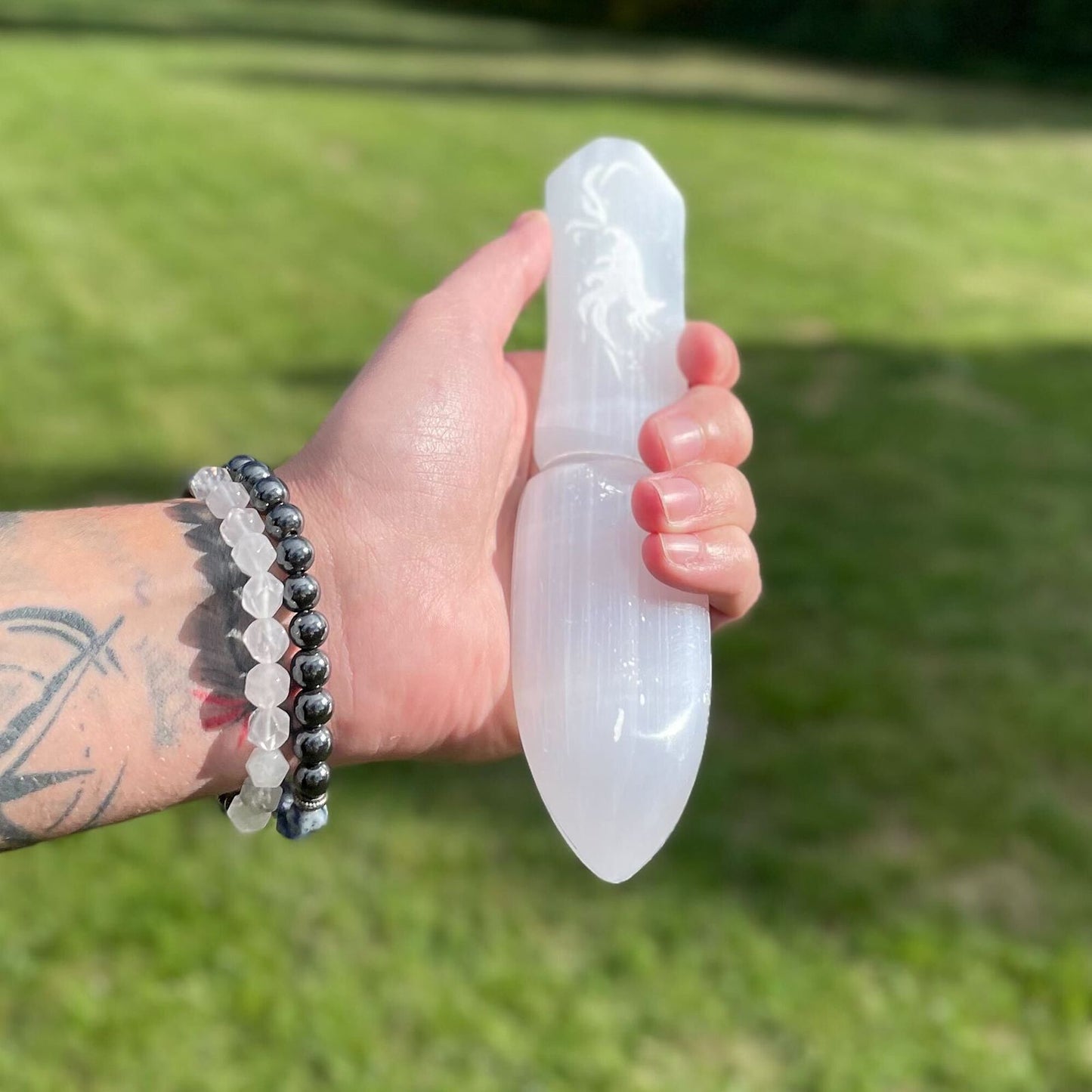Selenite Ritual Knife - Leaving the Past Behind