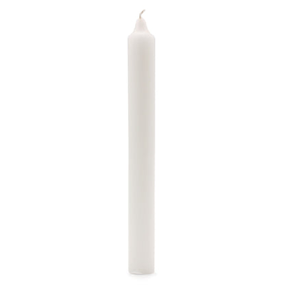 Velas a Granel de Color Sólido - Blanco Rústico - Paquete de 10