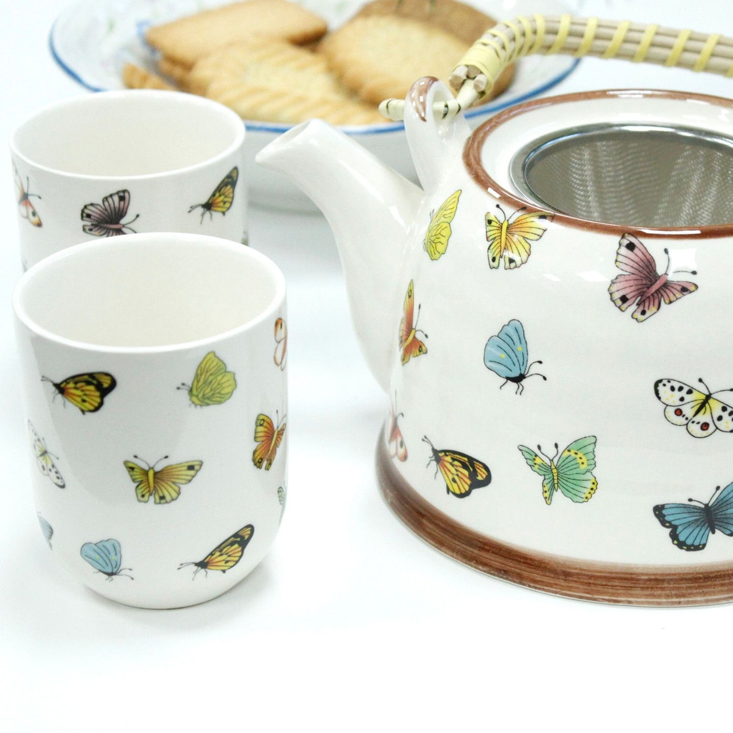 Teapot set - Butterflies