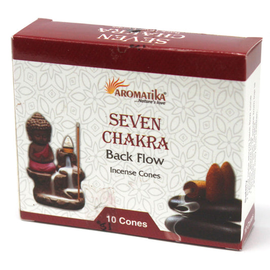 Aromatika Reflux Incense Cones - 7 Chakras