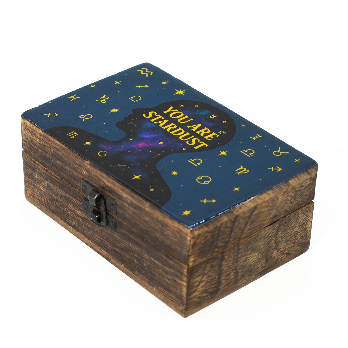 Caja esmaltada mediana  - Eres polvo de estrellas