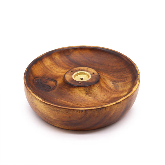 Incense holder disc for cones and sticks - Ying &amp; Yang