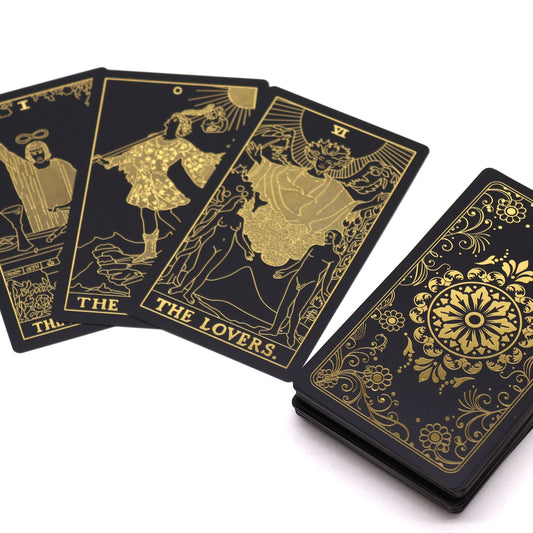Gold Tarot with Book - Gift Box