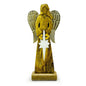 Large Angel of Peace made of Mango Wood, Metal Wings and Enamel Detail