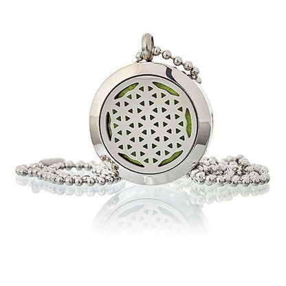 25mm Aromatherapy Diffuser Necklace - Flower of Life