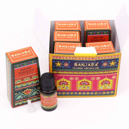 Huile parfumée indienne Banjara 10 ml - Calendula
